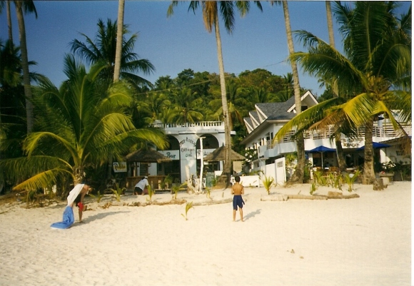 Tin-Tin's Motel - Boracay, the Philippines. Circa 1998