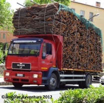 Sardinian cork transport